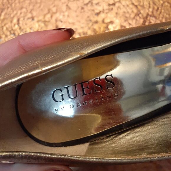 Guess By Marciano Patent Leather Peep Toe Heels - Picture 14 of 14